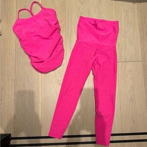 Beyond the bump maternity workout set size small